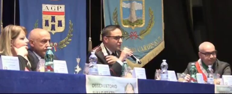 Il colonnello Albanese: guardia alta contro le interessenze politiche e imprenditoriali dei clan
