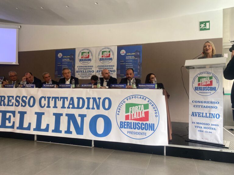 Il messaggio del sindaco Nargi al congresso Fi: partiti fondamentali per le comunità