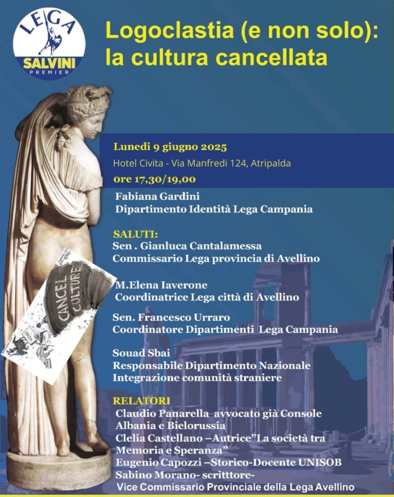 Atripalda, convegno “Logoclastia (e non solo) la cultura cancellata”