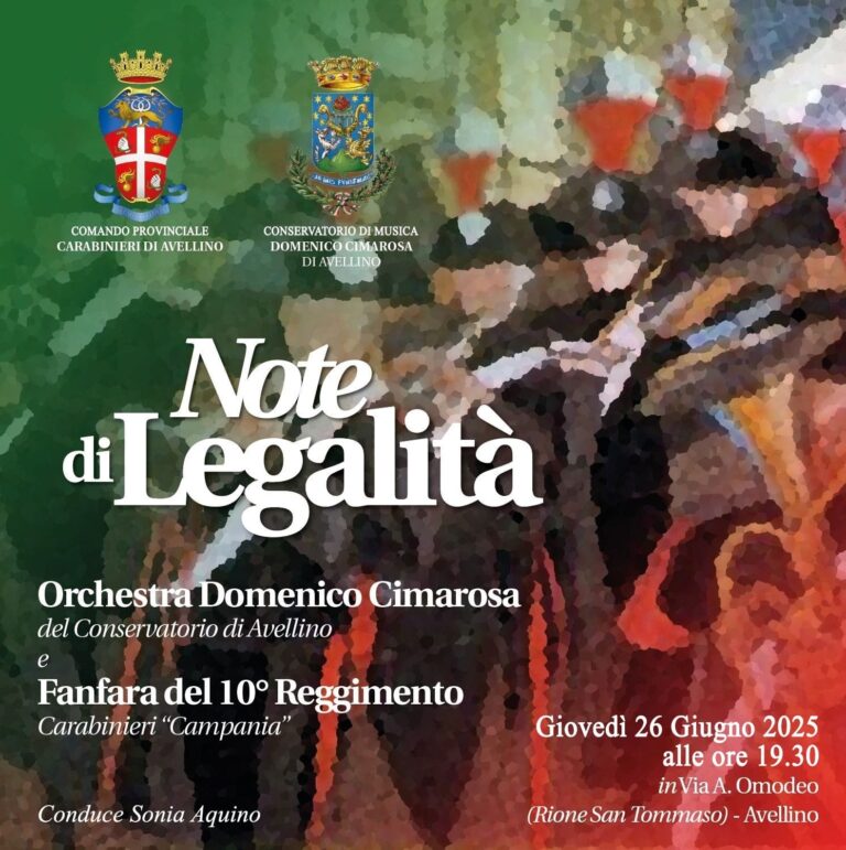 Avellino, Concerto della Fanfara dell’Arma dei Carabinieri