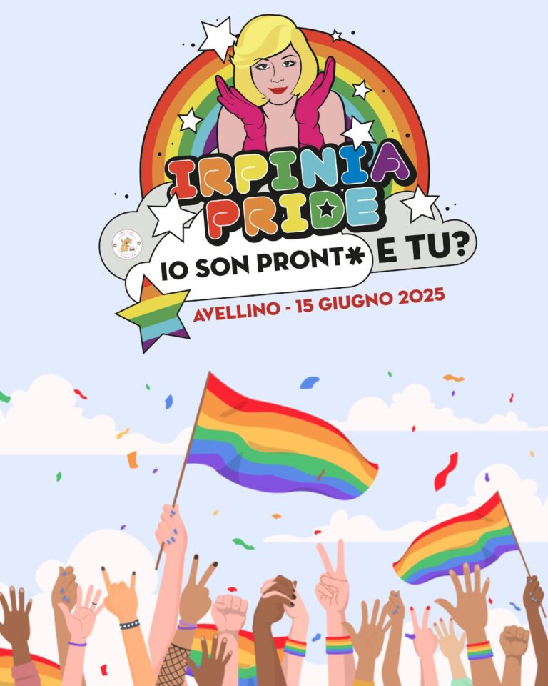 Oggi Apple Pie Arcigay Avellino scende in strada per la parata dell’Irpinia Pride