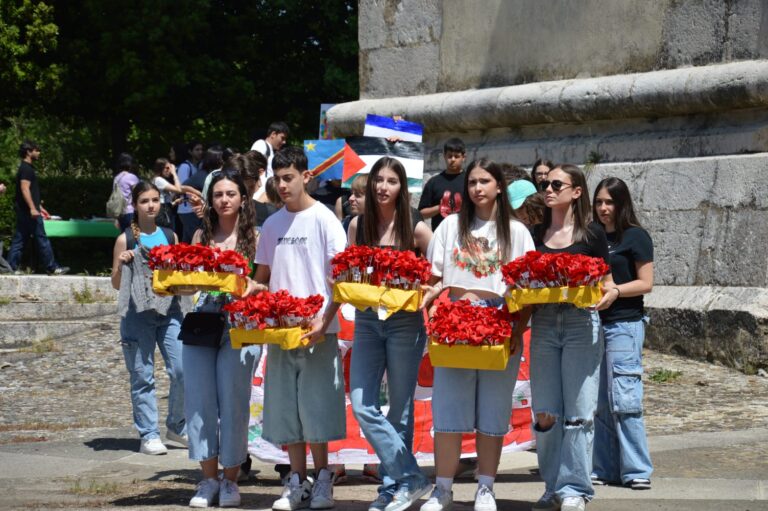 Mille papaveri per la pace: a Montella studenti in marcia