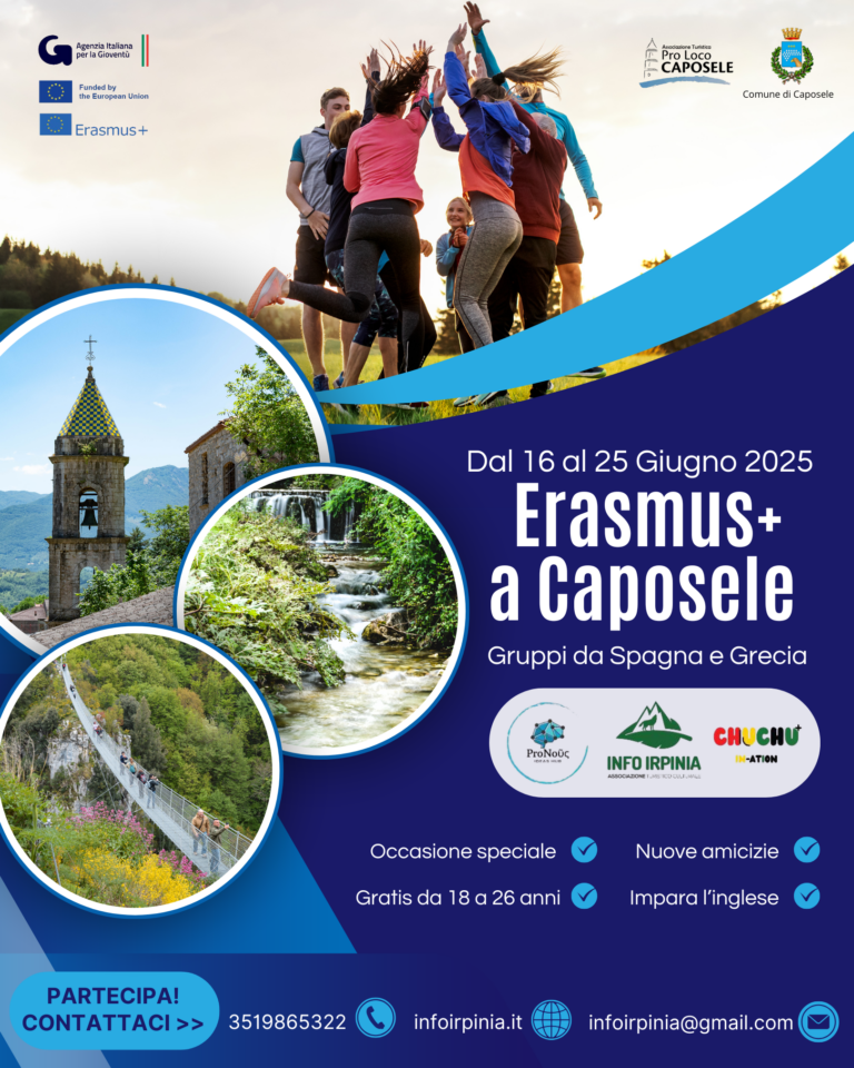 Presentazione del progetto Erasmus+ a Caposele: vivere sano e sostenibile