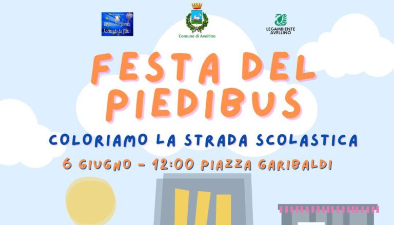 Festa del Piedibus – “Coloriamo la strada scolastica”