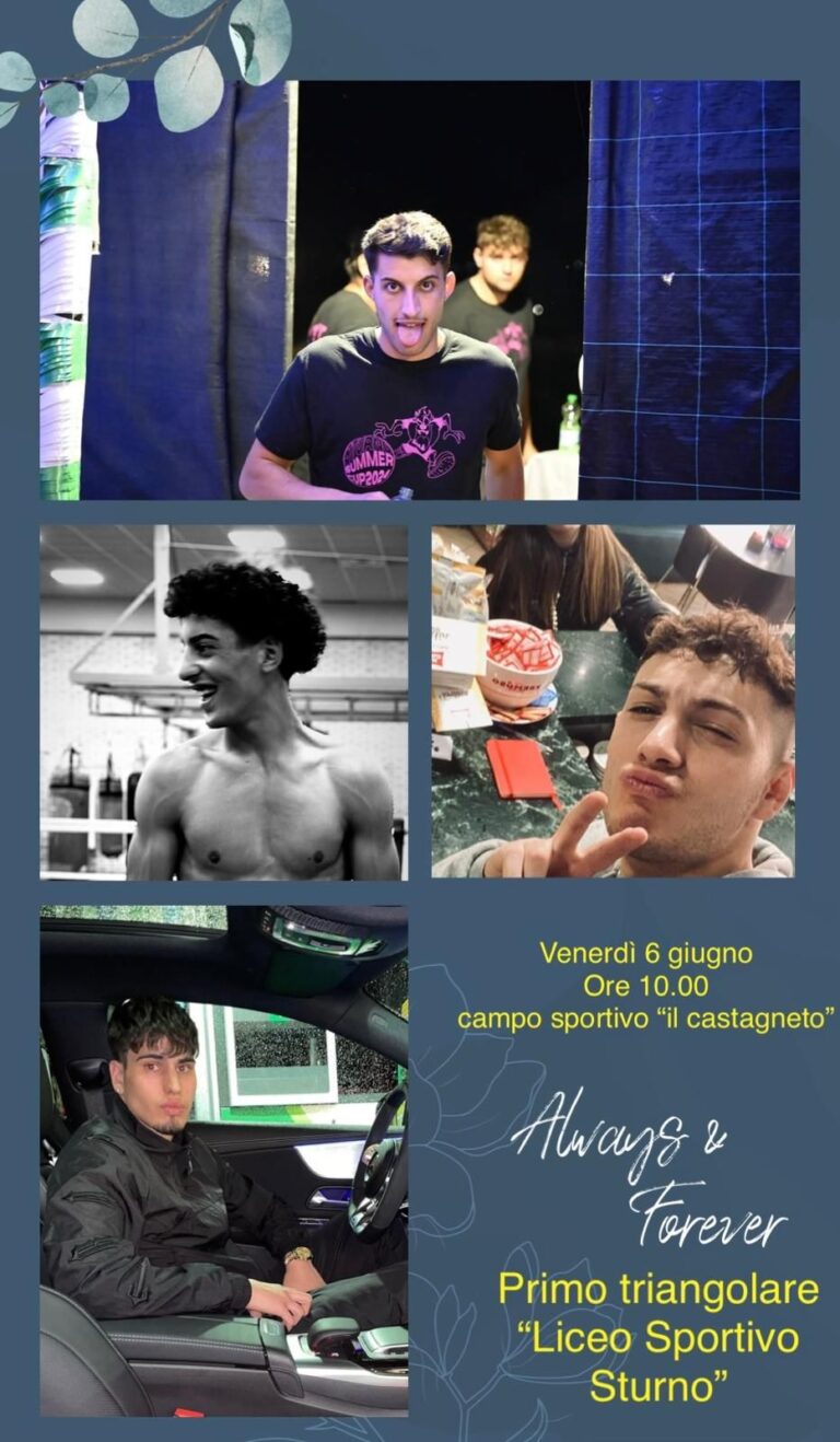 Un triangolare a Sturno per ricordare Roy, Mattia, Bilal e Francesco