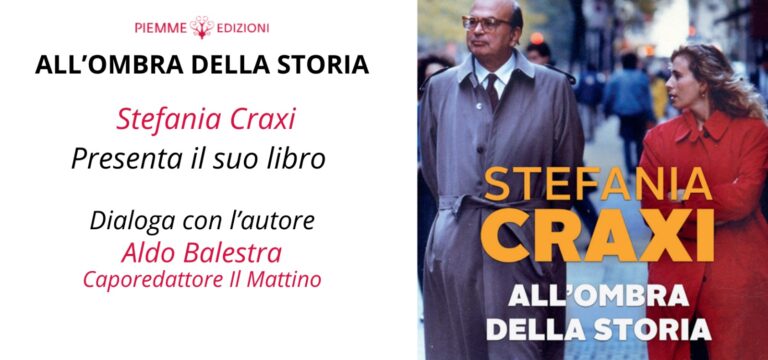 A Cervinara la presentazione del libro di Stefania Craxi “All’ombra della storia”