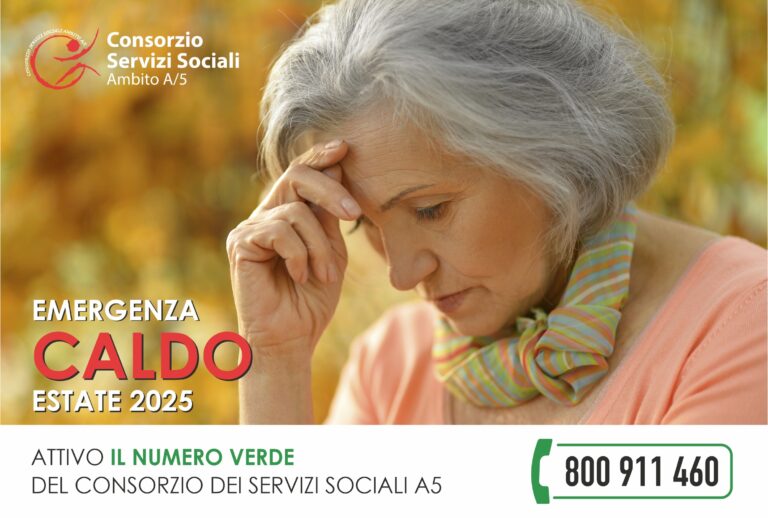 Estate e solitudine. Il Consorzio A5 attiva due numeri verdi per disabili e anziani soli
