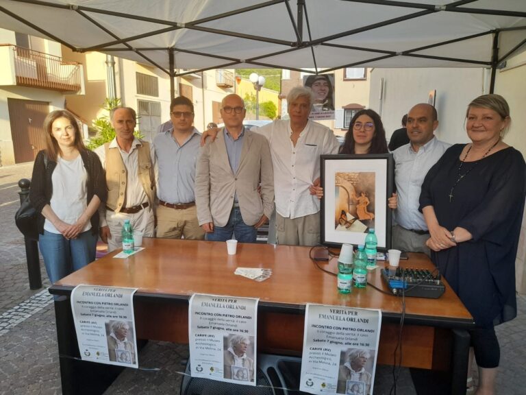 Carife non dimentica: emozione e partecipazione per Pietro Orlandi