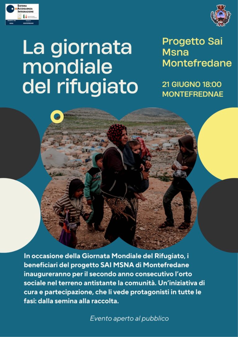 Montefredane celebra la Giornata Mondiale del Rifugiato