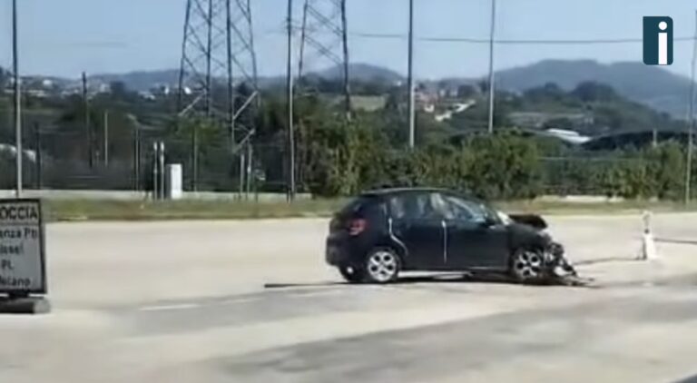 Incidente stradale a Pratola Serra presso il distributore Moccia