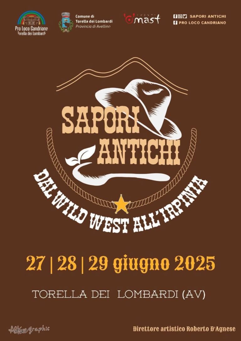 A Torella dei Lombardi torna “Sapori Antichi: dal Wild West all’Irpinia”