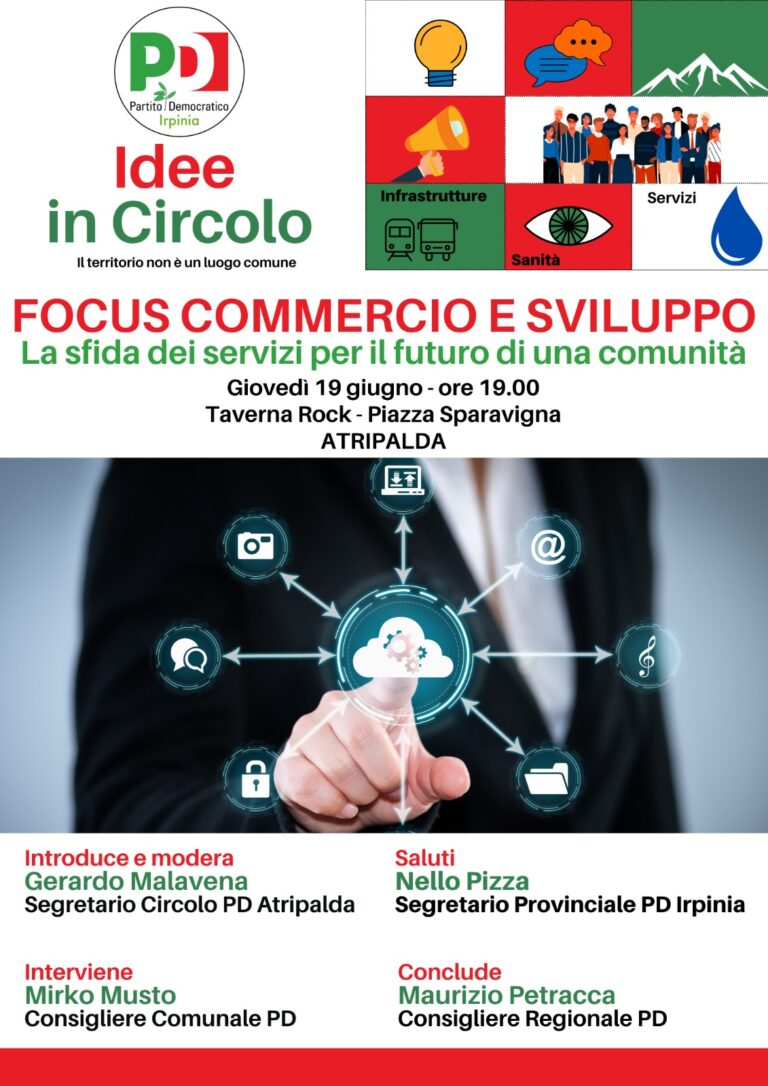 Pd, “Idee in circolo”: continuano gli incontri sul territorio