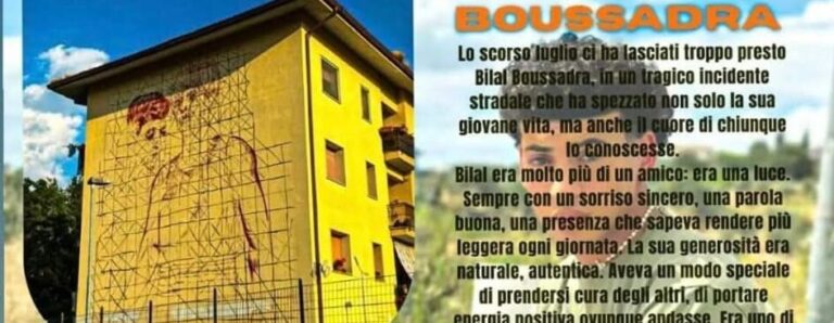 Un murales per Bilal, la giovane promessa della boxe morto un anno fa