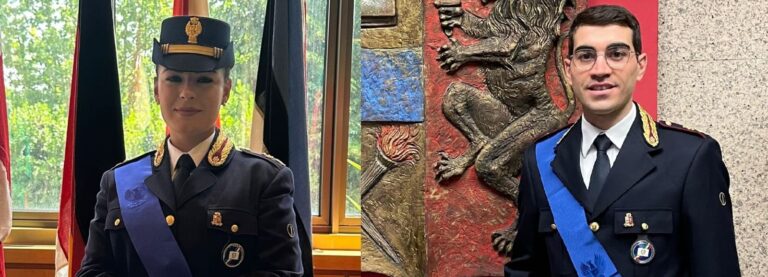 La Polizia di Stato di Avellino accoglie due nuovi Funzionari: Galante e Ricciardelli