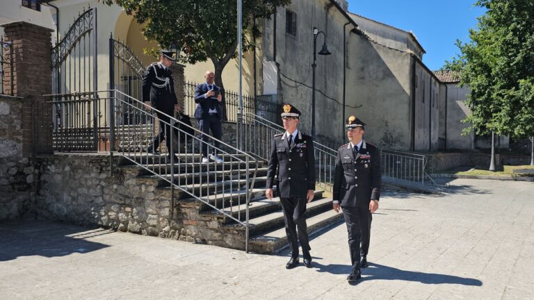 Il Vice Comandante Generale dell’Arma in visita alle Stazioni Carabinieri di Montefusco e Montemiletto