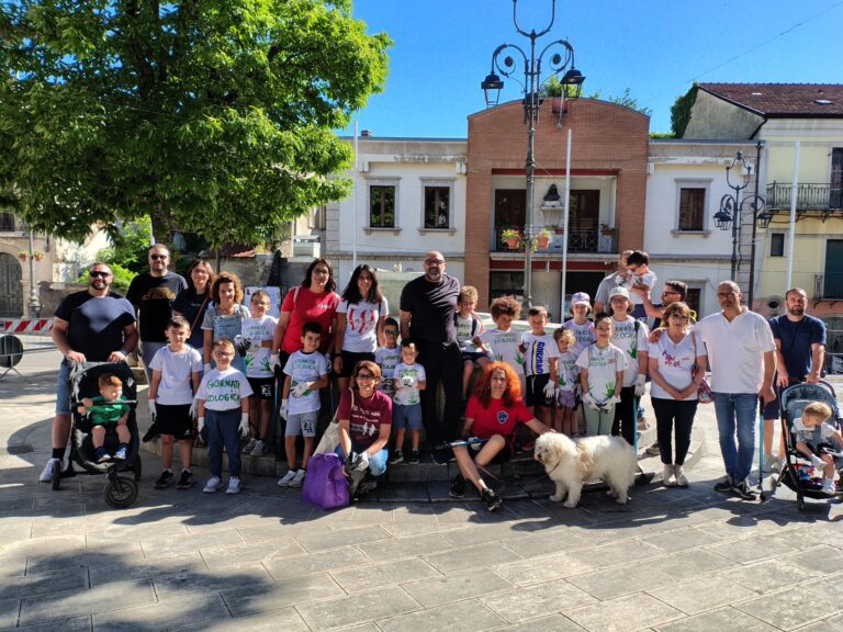 A Montella la Giornata Ecologica: entusiasmo dei bambini e impegno di tutta la comunità