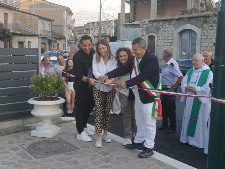 Grottaminarda, inaugurazione della riqualificata Piazzetta di Rione Cappelluzza