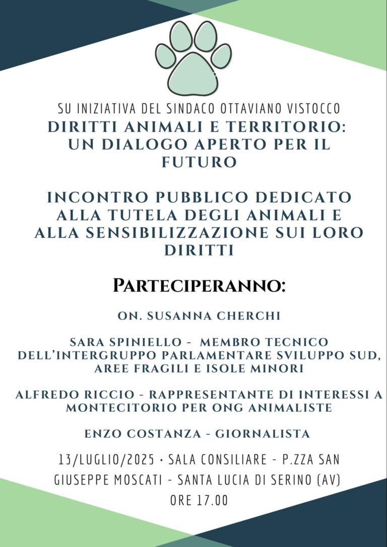 Benessere animale, l’onorevole Susanna Cherchi in visita in Irpinia