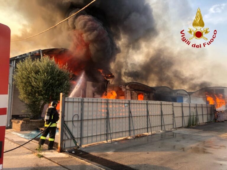 Incendio di Monteforte Irpino, diossine inferiori a valore di riferimento