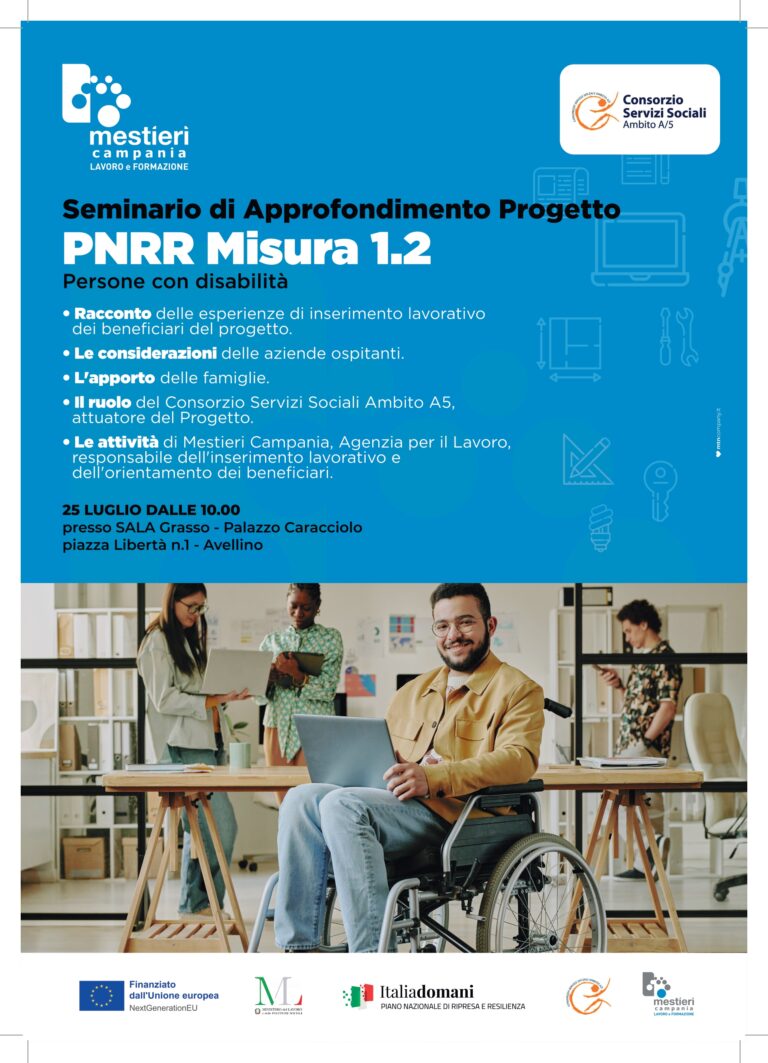 Lavoro e inclusione con il Pnrr: i ragazzi “speciali” si raccontano confronto a Palazzo Caracciolo