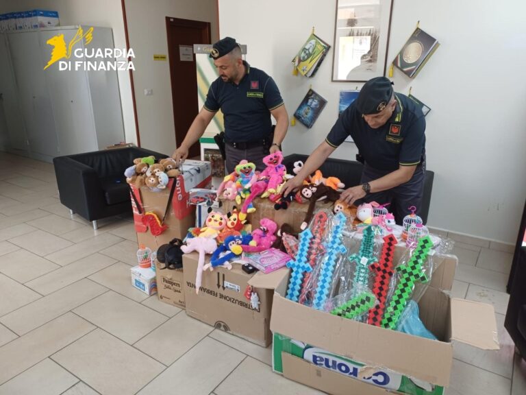 GdF Benevento: sequestrati circa 23.000 articoli non conformi agli standard di sicurezza