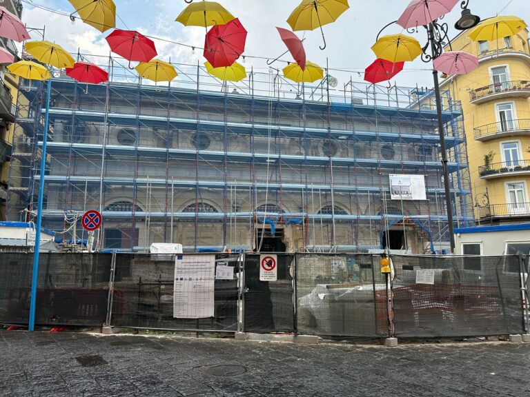 Dogana, cantiere in piena attività. Restauro finito entro inizio 2026