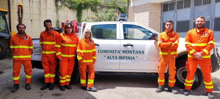 La Comunità Montana Alta Irpinia in campo con l’Antincendio Boschivo
