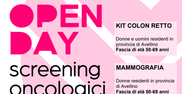Open day per lo screening della mammella e del colon retto