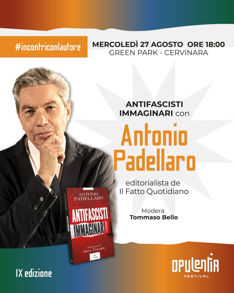 “Antifascisti Immaginari”: Antonio Padellaro presenta il suo nuovo libro a Cervinara