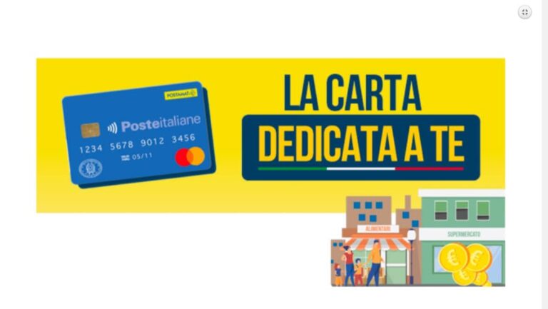 Carta dedicata a te, dall’11 settembre via alle procedure per il bonus di 500 euro alle famiglie