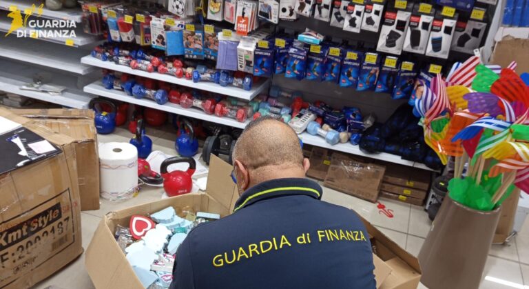 GdiF Avellino: sequestrati circa 6.000 prodotti tra articoli per bambini e detergenti per l’infanzia