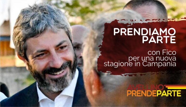 Prendiamo Parte: APP alle Regionali in campo per Roberto Fico e una nuova stagione per la Campania