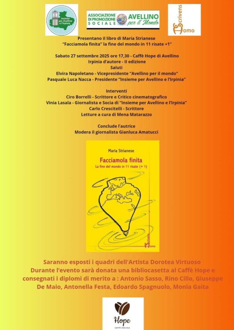 Al via la seconda edizione di “Irpinia d’Autore”