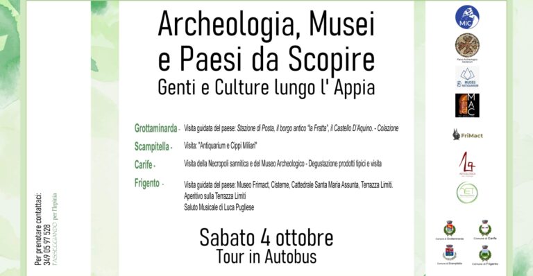 Archeologia, Musei e Paesi da scoprire: genti e culture lungo l’Appia