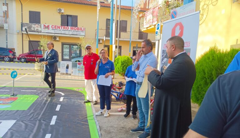 Venticano inaugura il primo tappeto ludo-didattico per l’educazione stradale