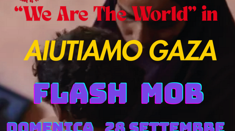 Avellino, flash mob per i bambini di Gaza