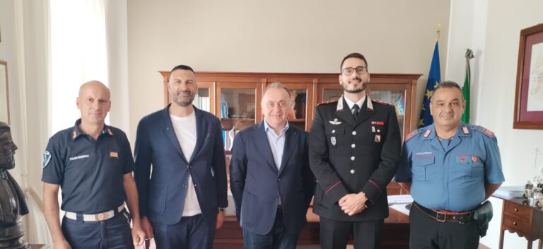 Montoro, il Comandante della Compagnia dei Carabinieri di Solofra in visita al Comune