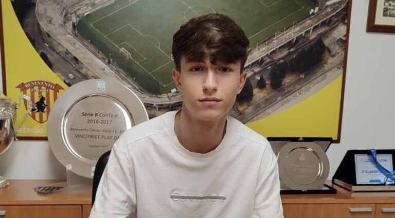 Matteo e il sogno del calcio: il sedicenne  di Frigento nell’Under 17 del Benevento