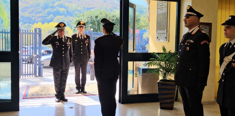 Il Comandante Interregionale “Ogaden”, Gen. C.A. Nicola Massimo Masciulli, in visita al Comando Provinciale dei Carabinieri