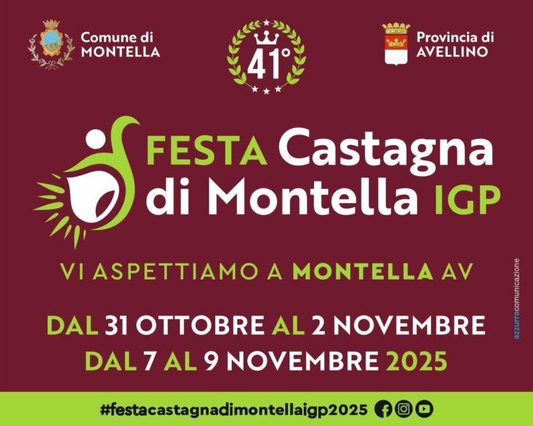 Montella si prepara alla 41ª Festa della Castagna IGP