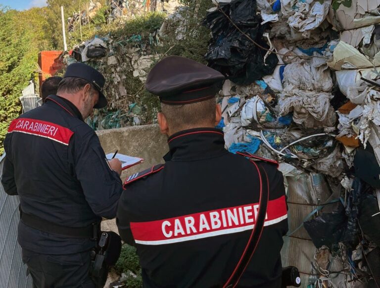 I Carabinieri denunciano il titolare di un’azienda per gestione illecita di rifiuti