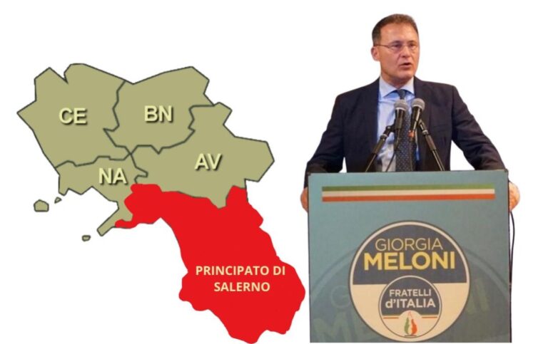 Cirielli punta la Campania, ma in passato propose il “Principato di Salerno”