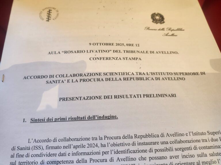 Irpinia verde a metà, 296 siti sorgenti di contaminazione e tre città nella fascia a rischio