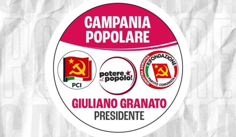 Regionali, in campo anche Campania Popolare con Giuliano Granato candidato presidente