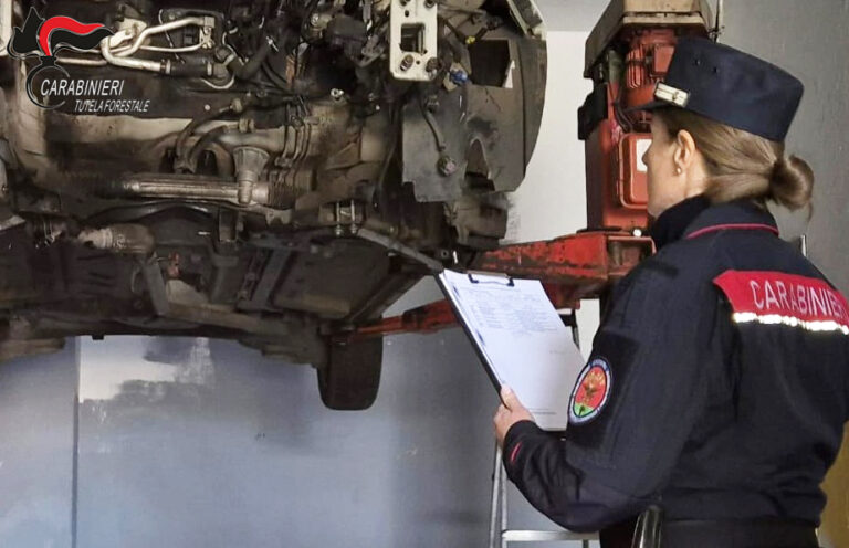 Monteforte Irpino, Carabinieri sequestrano un’officina meccanica