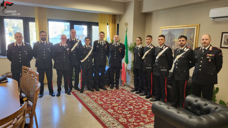 Nuovi rinforzi al Comando Provinciale di Avellino: assegnati cinque Carabinieri