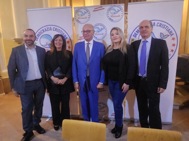 Regionali, i candidati della Democrazia Cristiana: acqua, sanità e imprese le priorità