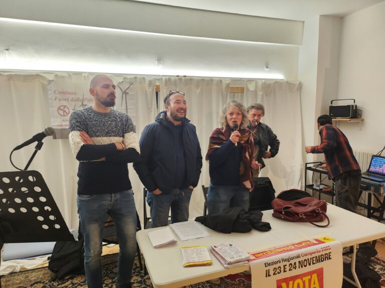 Regionali, Rifondazione chiude in città con il segretario Acerbo: c’è bisogno di Sinistra