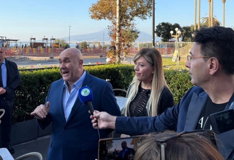 Maria Rosaria Boccia instancabile ripresa della campagna elettorale