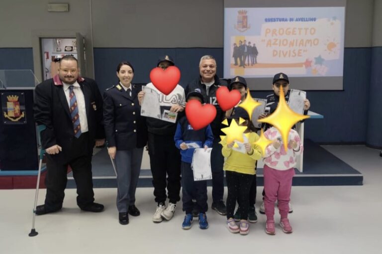 La Polizia accoglie i bambini di AzioniAMO Talenti: una giornata di inclusione e vicinanza